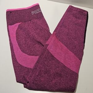 PINK Victoria’s Secret Leggings Size M Pink Seamless High Waist Booty Shaping